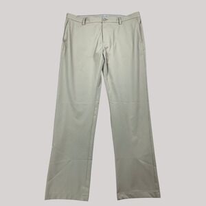 Southern Tide Jack Performance Pant Mes 40x32 Sandstone Golf Wicking Stretch